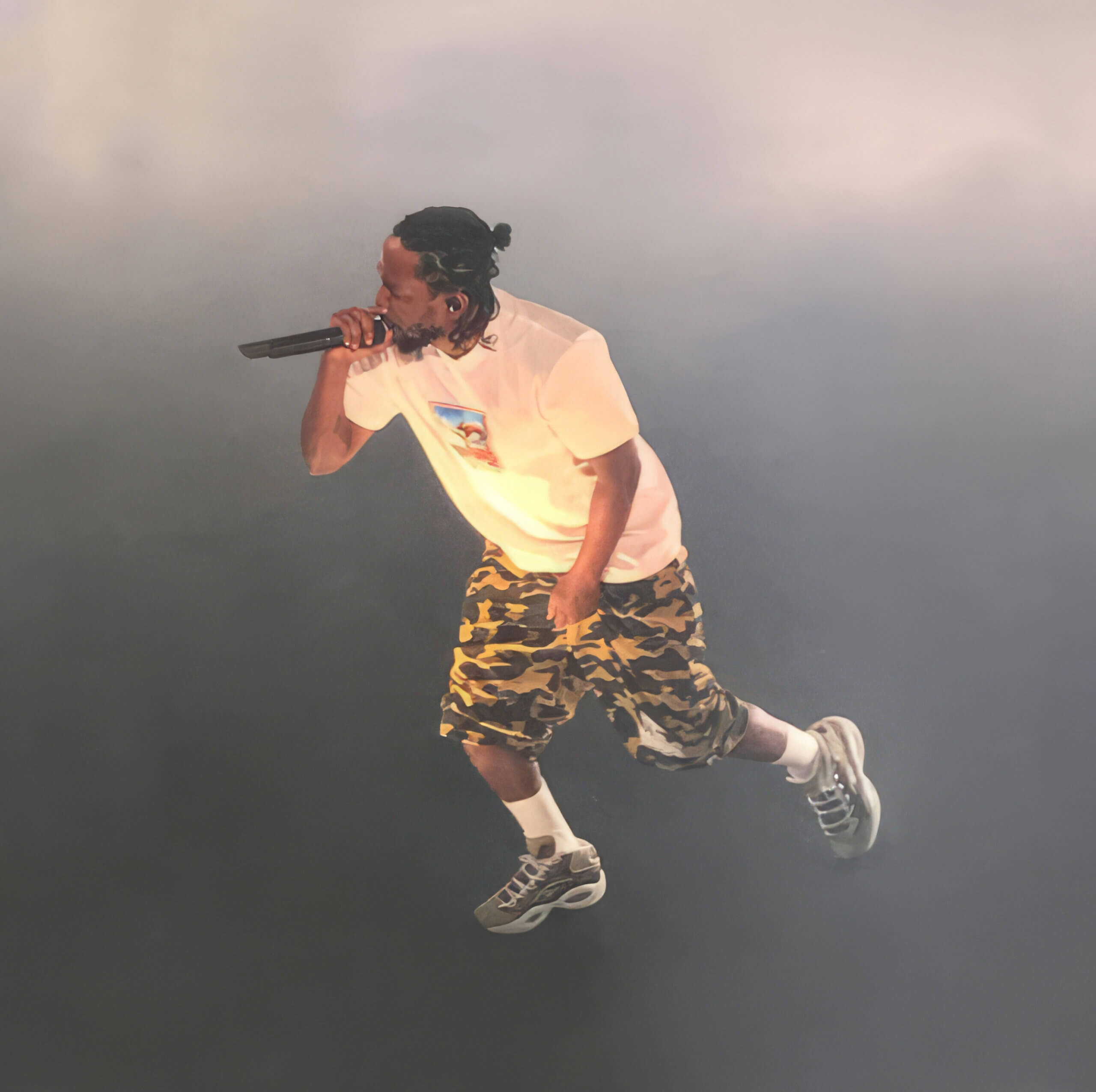 Kendrick on stage