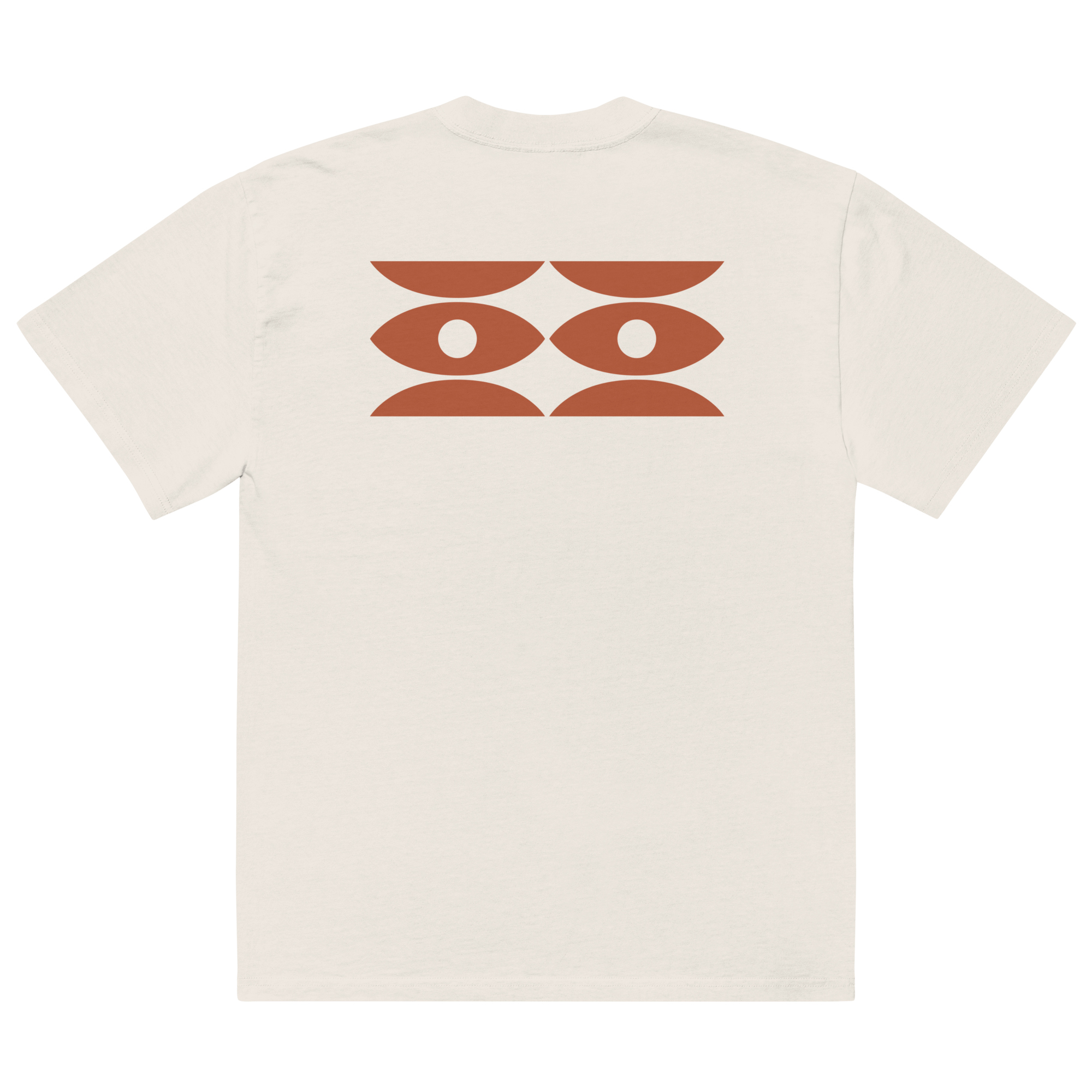 made tee back, lying flat